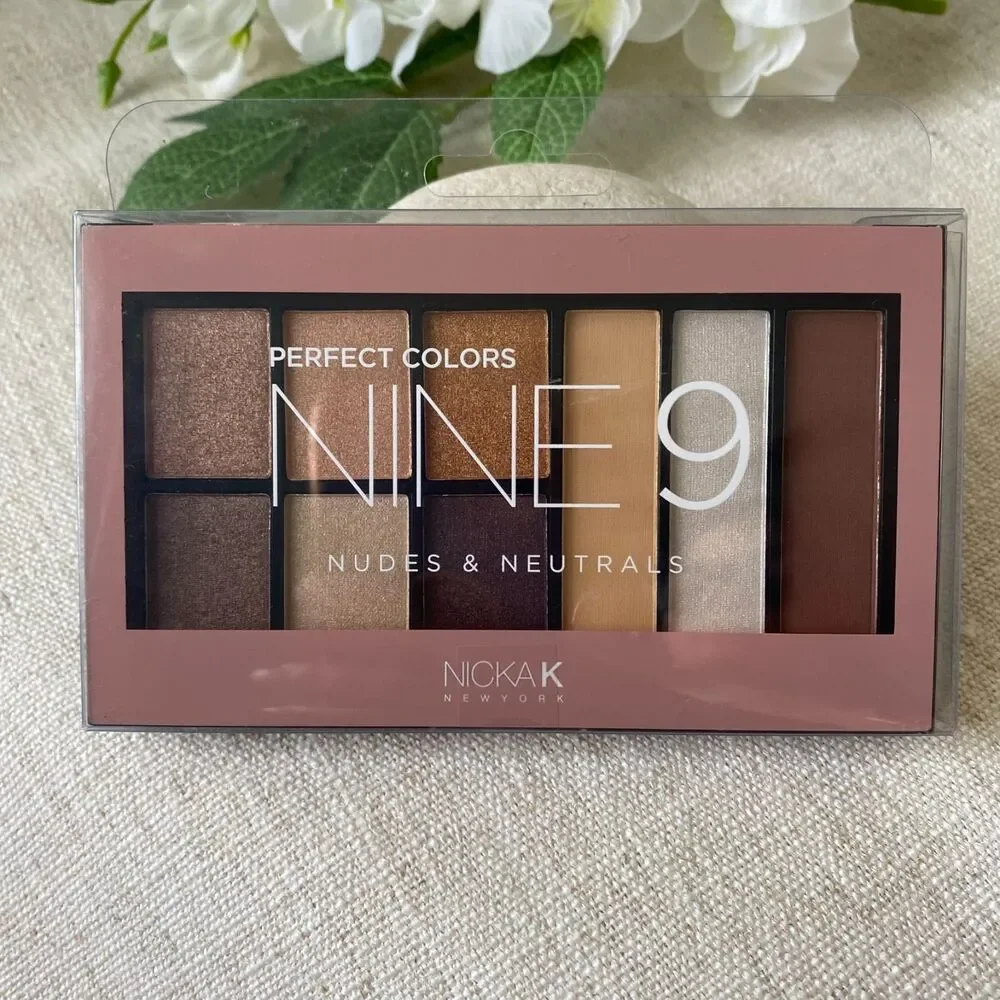 NICKA K Perfect 9 Nude Neutral Eyeshadow Palette‎ Set